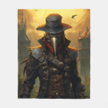 Plague Doctor Fleece Blanket