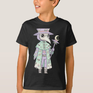 Plague Doctor Gothic Pastel Cute Moth Face Mask Oc T-Shirt