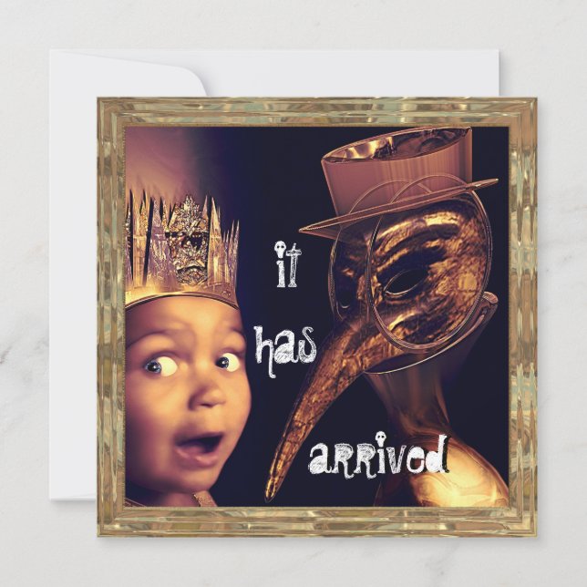 Plague Doctor  Halloween Party Invitation (Front)