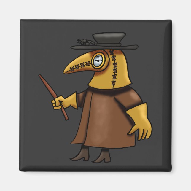 Plague Doctor Magnet (Front)
