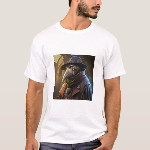 Plague Doctor Mens Basic  T_Shirt