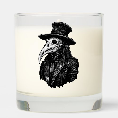 Plague doctor scented candle