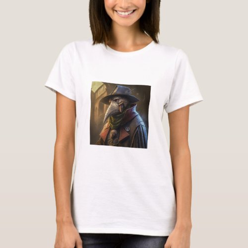 Plague Doctor Womens Basic  T_Shirt