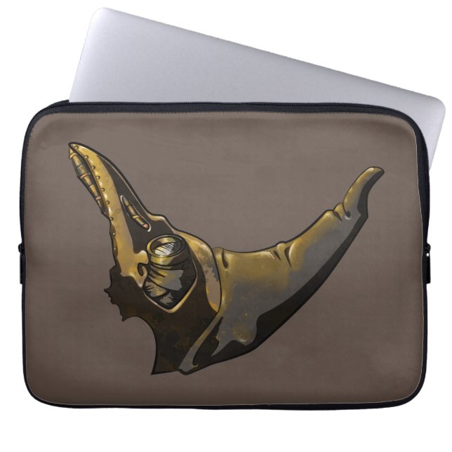 Plague Mask Laptop Sleeve (Front)