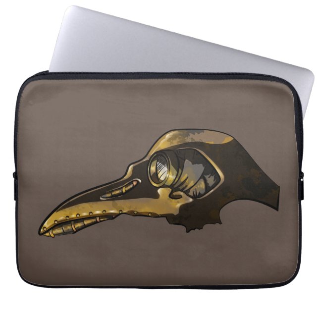 Plague Mask Laptop Sleeve (Front)