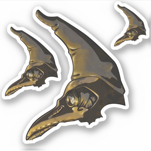 Plague Mask Sticker (Front)
