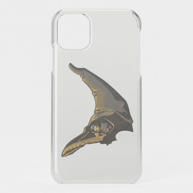 Plague Mask Uncommon iPhone Case (Back)