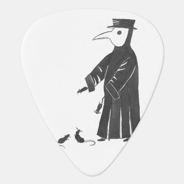 Plague Spirit Guitar Pick (Front)