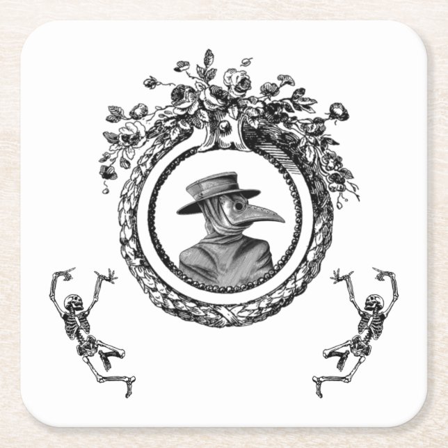 Plague Square Paper Coaster (Front)