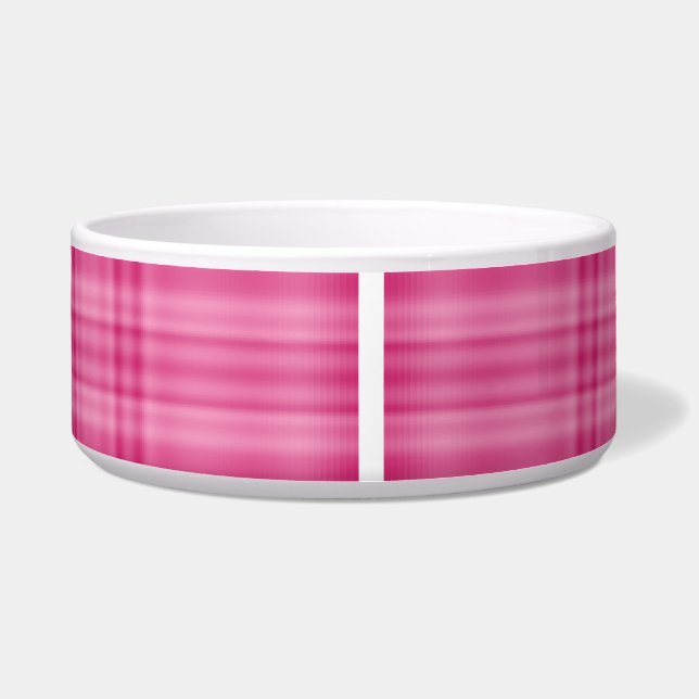 Plaid 1 - Pink Bowl (Front)