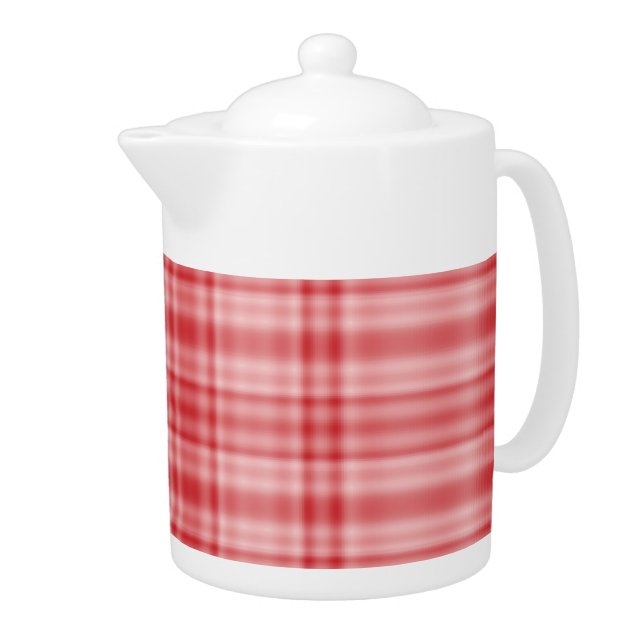 Plaid 1 - Red Teapot (Right)