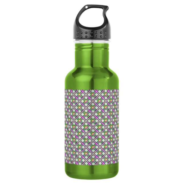 Plaid 1 water bottle (Front)