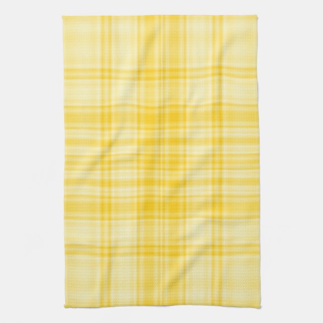 Plaid 1 - Yellow Towel (Vertical)