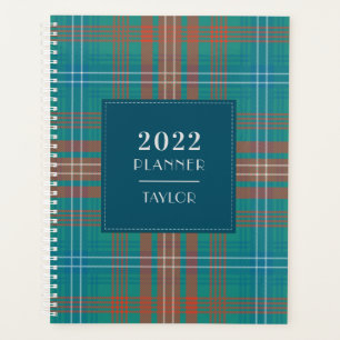 Plaid 2024 Rustic Clan Wilson Tartan Planner