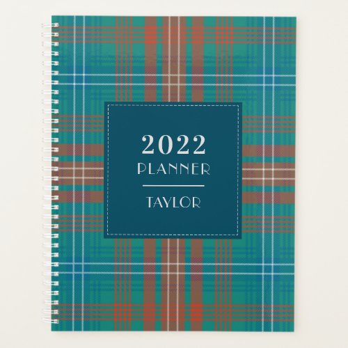 Plaid 2024 Rustic Clan Wilson Tartan Planner