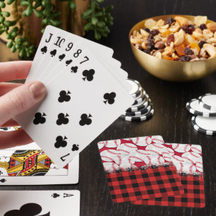 Plaid and Baseball Poker Cards