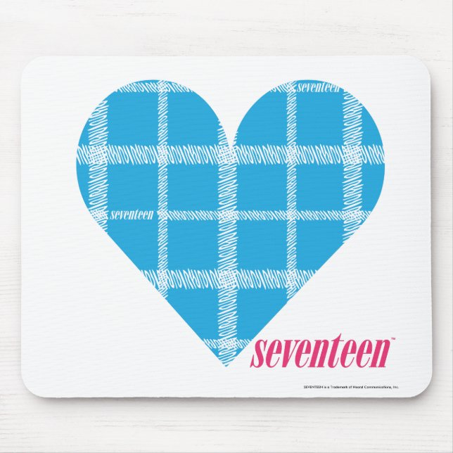 Plaid Aqua 2 Mouse Pad (Front)