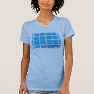 Plaid Aqua 4 T-Shirt