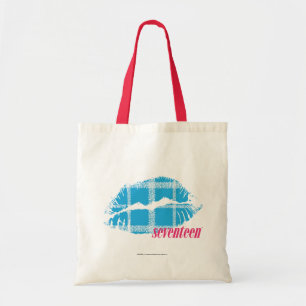 Plaid Aqua Tote Bag