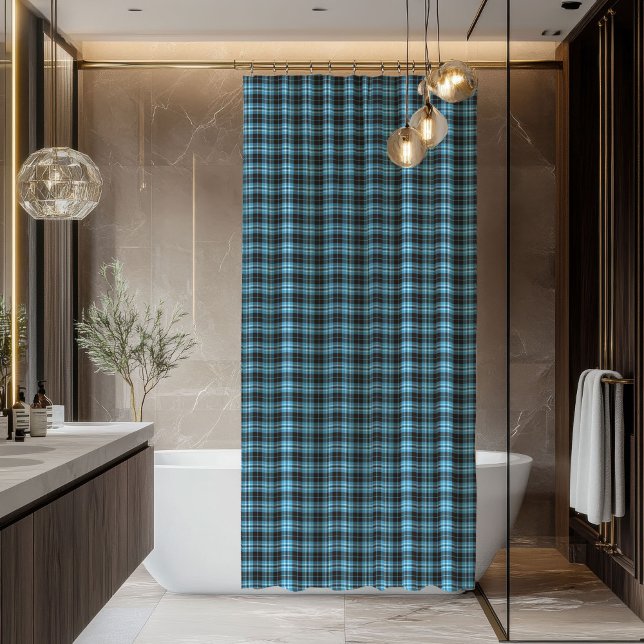 Plaid Bath Curtain Masculine Tartan Gift Idea (Plaid Bath Curtain Masculine Tartan Gift Idea)