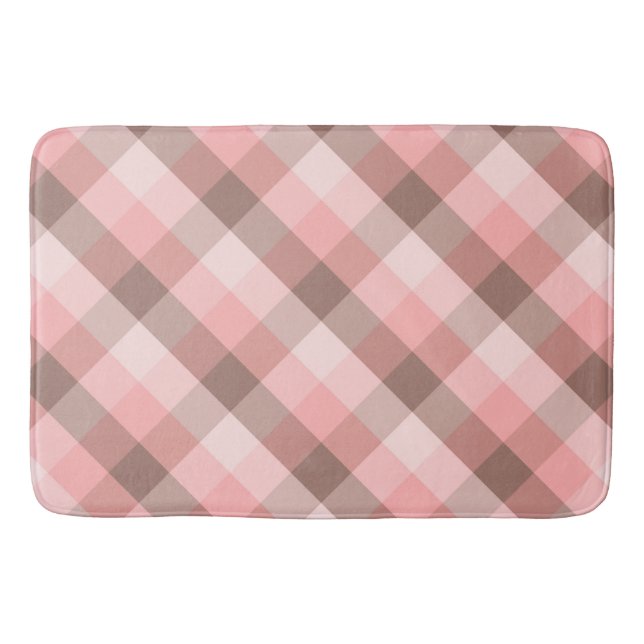 Plaid Bath Mat (Front)