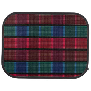 Plaid, beautiful plaid, multicolored plaid ,tartan car floor mat