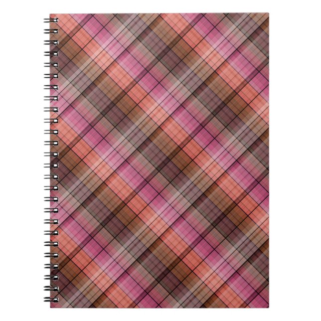 Plaid, beautiful plaid notebook (Front)