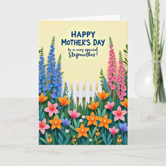 Plaid Blossom Gratitude Card (Front)