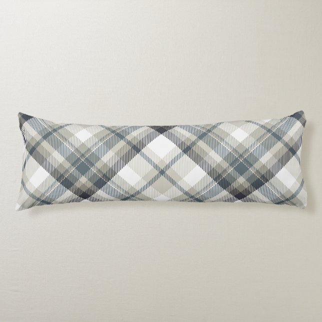 Plaid Body Pillow (Front)