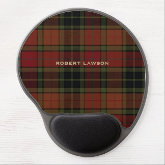 Plaid Browns Gel Mouse Pad