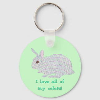 Plaid Bunny,  I love all of my colors, keychains