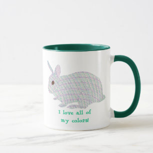 Plaid Bunny, I love all of my colors, mugs