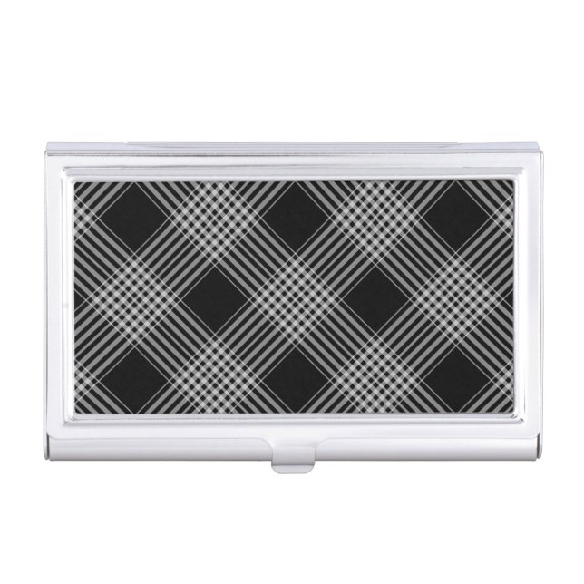 Plaid Business Card Holder (Front)