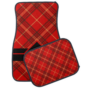 Plaid Car Floor Mat