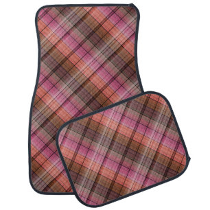 Plaid Car Floor Mat