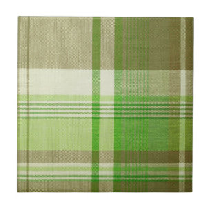 Plaid Ceramic Tile