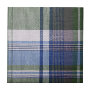 Plaid Ceramic Tile