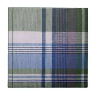 Plaid Ceramic Tile