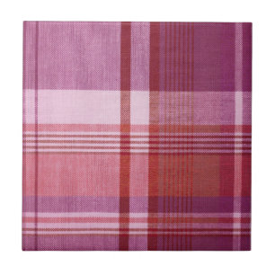 Plaid Ceramic Tile