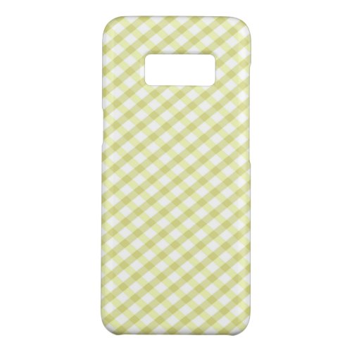 Plaid  Checkered Lime Green Case_Mate Samsung Galaxy S8 Case