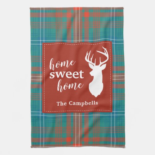 Plaid Christmas Clan Wilson Tartan Kitchen Towel