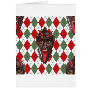 plaid christmas krampus