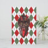 plaid christmas krampus (Standing Front)