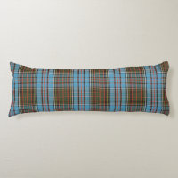 Plaid Clan Anderson Brown Teal Check Tartan