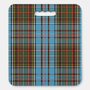 Plaid Clan Anderson Tartan Light Blue  Seat Cushion