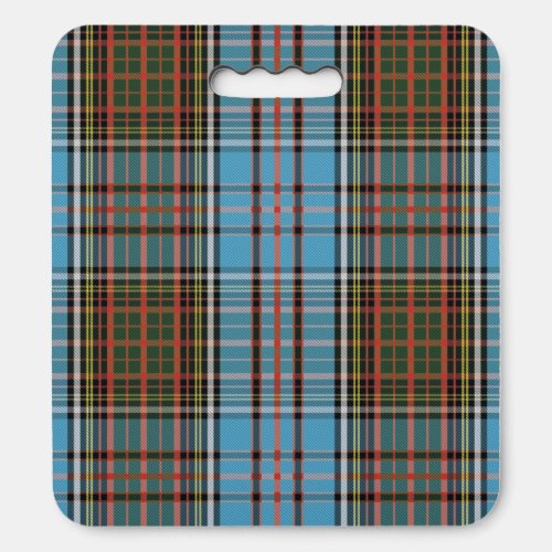 Plaid Clan Anderson Tartan Light Blue  Seat Cushion