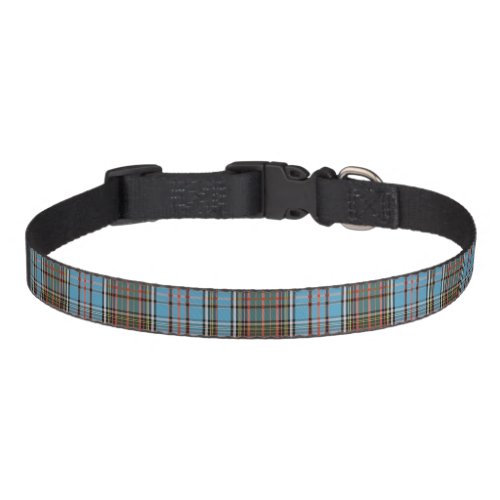 Plaid Clan Anderson Tartan Pattern Pet Collar