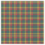 Plaid Clan Buchanan Tartan Green Red Yellow Check Fabric