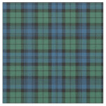 Plaid Clan Campbell Tartan Green Black Blue Check Fabric