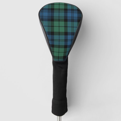 Plaid Clan Campbell Tartan Green Check Golf Head Cover